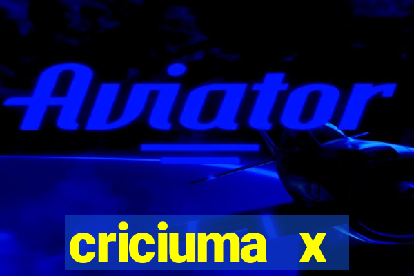 criciuma x fluminense palpite